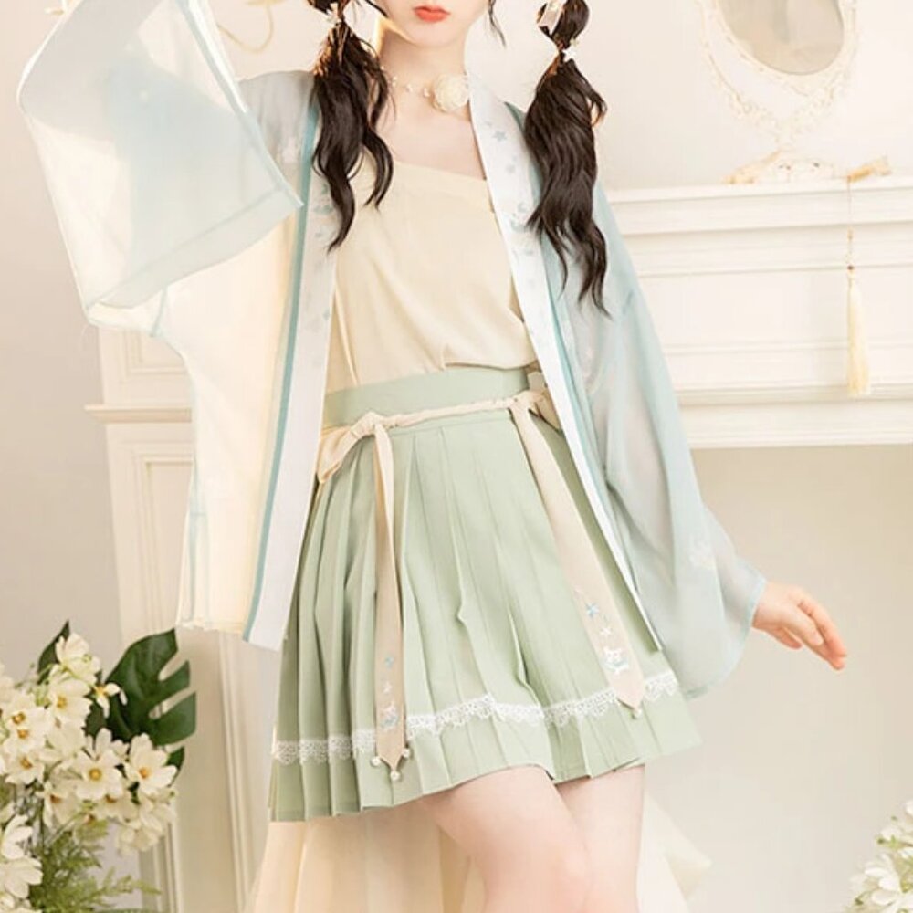 NewHanfu Moon Sky Wrap Skirt